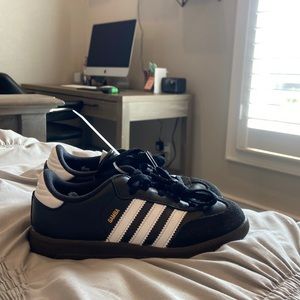 Black adidas sambas
